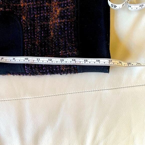 Red Valentino skirt with packets fully lined back zipper tweed 100% authentic - Picture 7 of 11